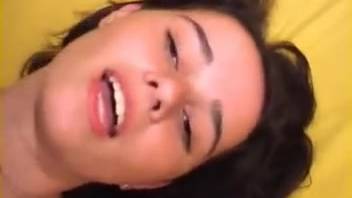 Intense missionary pounding for a snug vixen in homemade bestiality clips