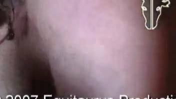 Intense butt sex for a homosexual dude in homemade bestiality clips live on webcam